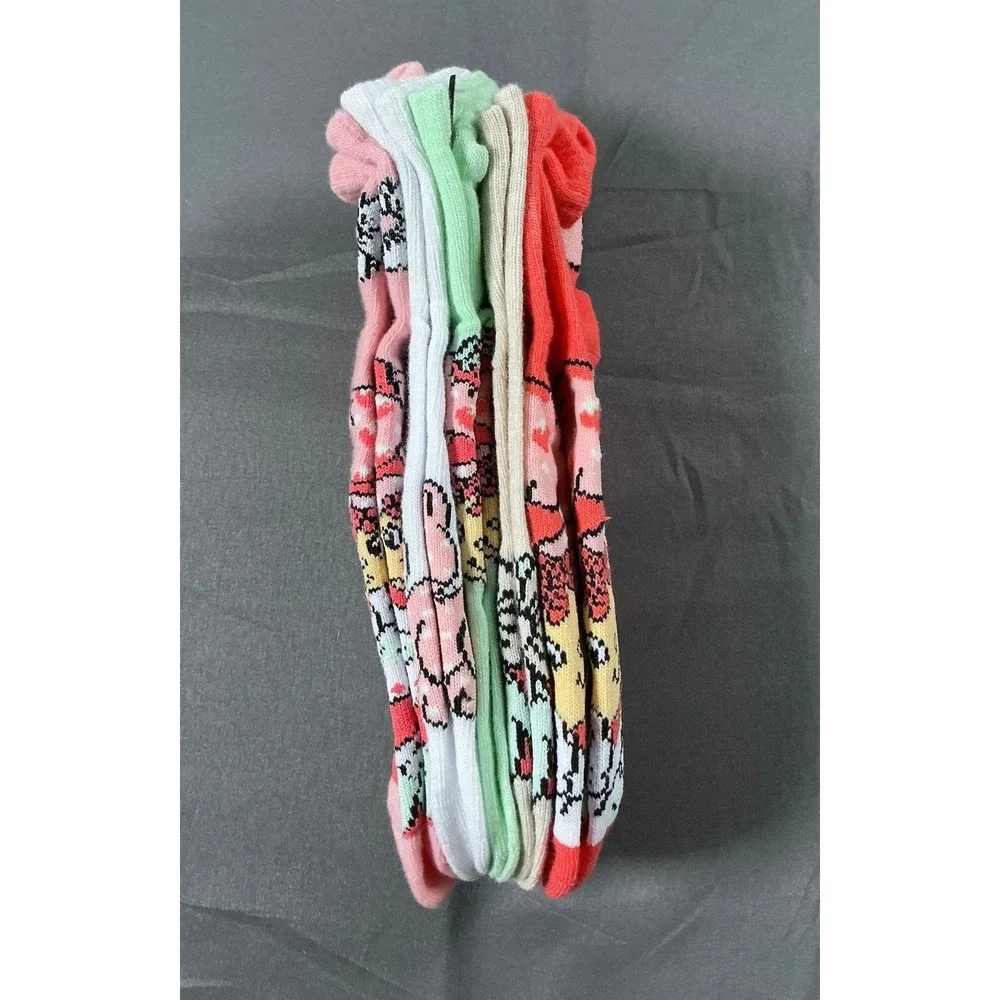 Strawberry Shortcake Womens Ankle Socks 5 Pair Pink Red‎ Green Size 4-10 AD0164